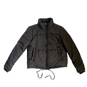 NWT Women’s Black Arizona Jean Co. Puffer Coat Size L